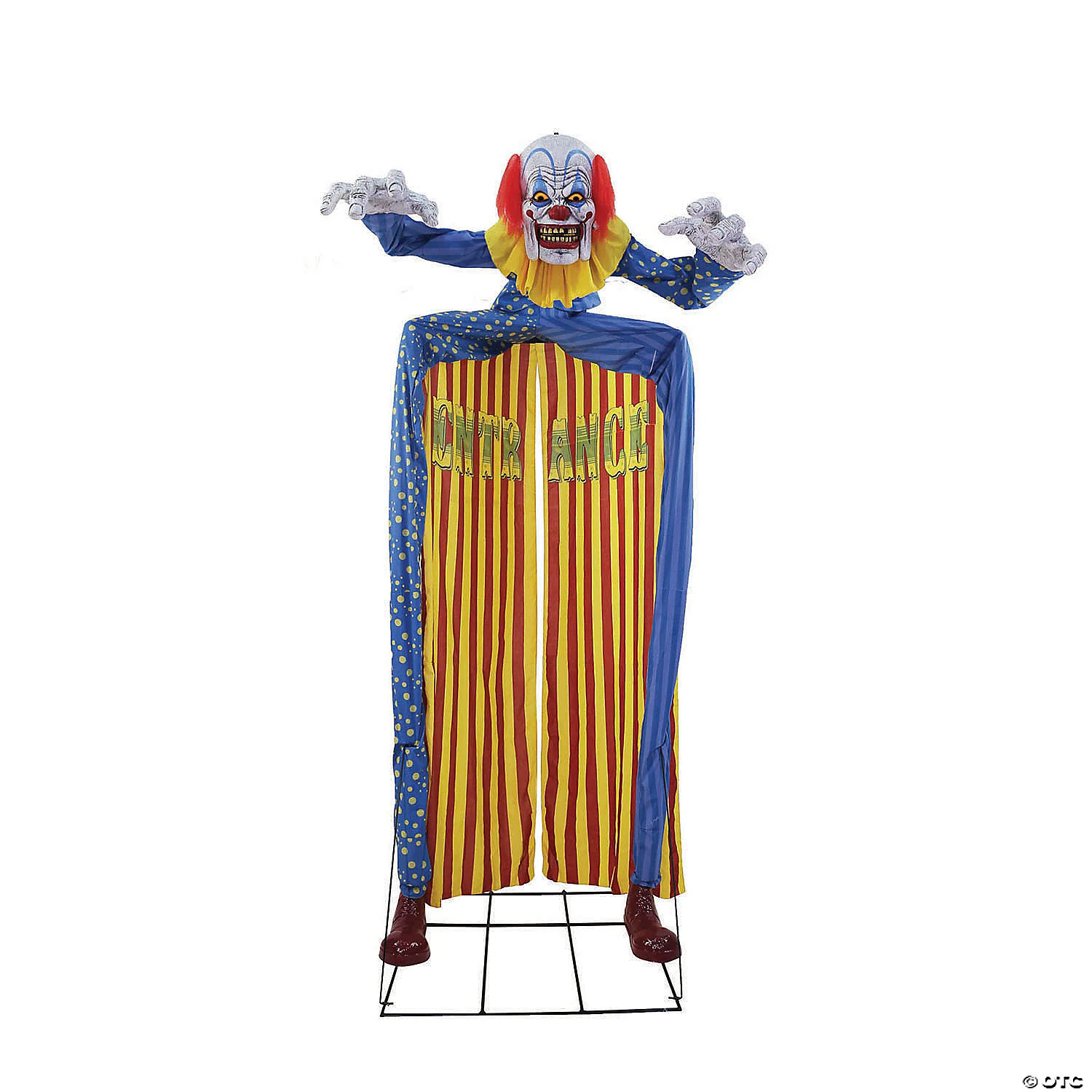 10 ft. Looming Clown Archway Animated Halloween Prop Decoration - Image 3