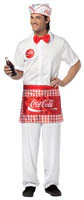 Adults Coca-Cola Soda Jerk Costume