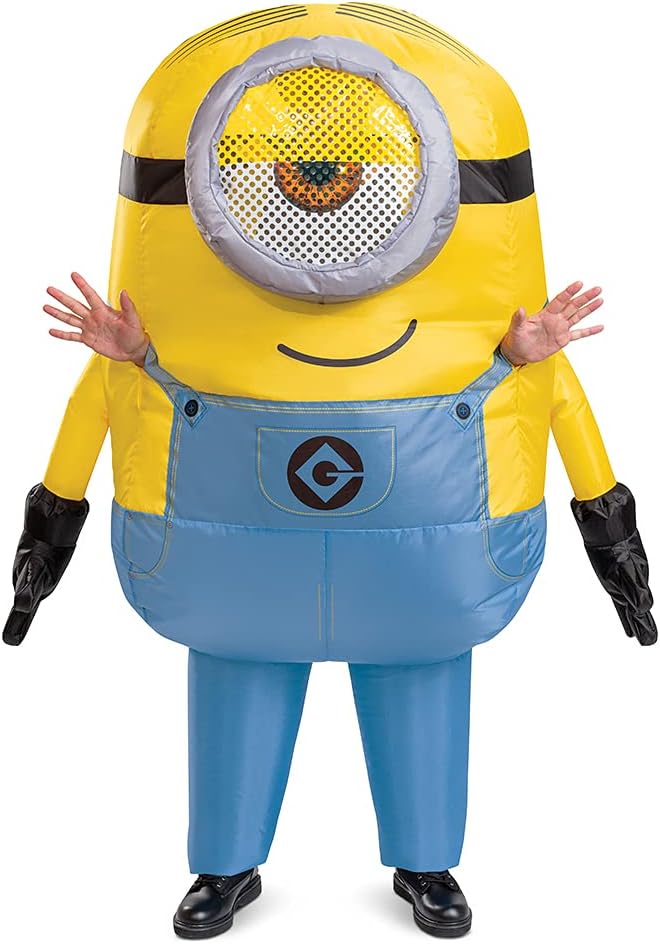Adults Despicable Me Inflatable Minion Stuart Costume - Image 3