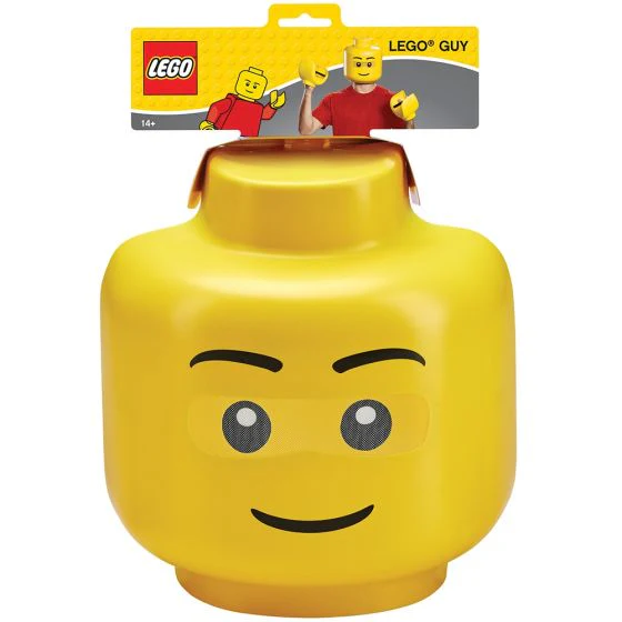 Adults Iconic Lego Mask & Hands Costume Kit - Image 3
