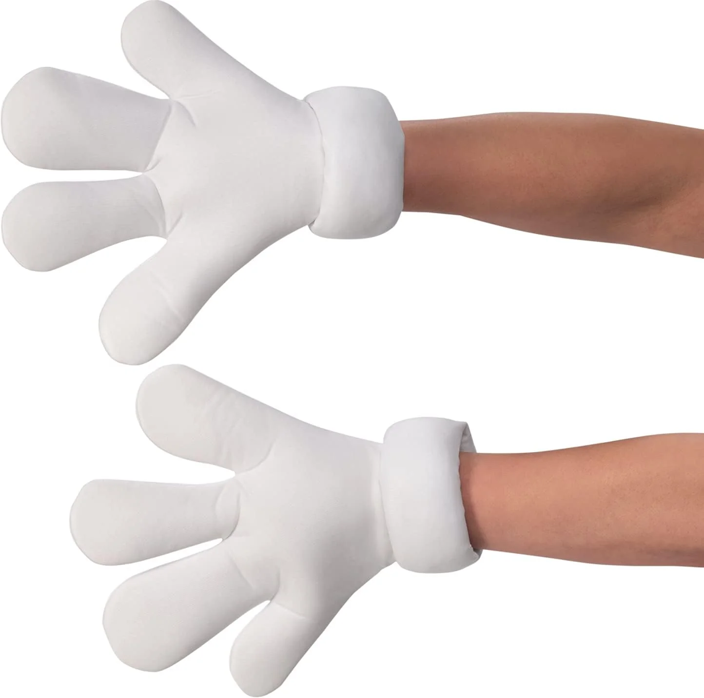 Adults Looney Tunes Bugs Bunny Jumbo Cartoon Gloves Costume Accessory - Image 2