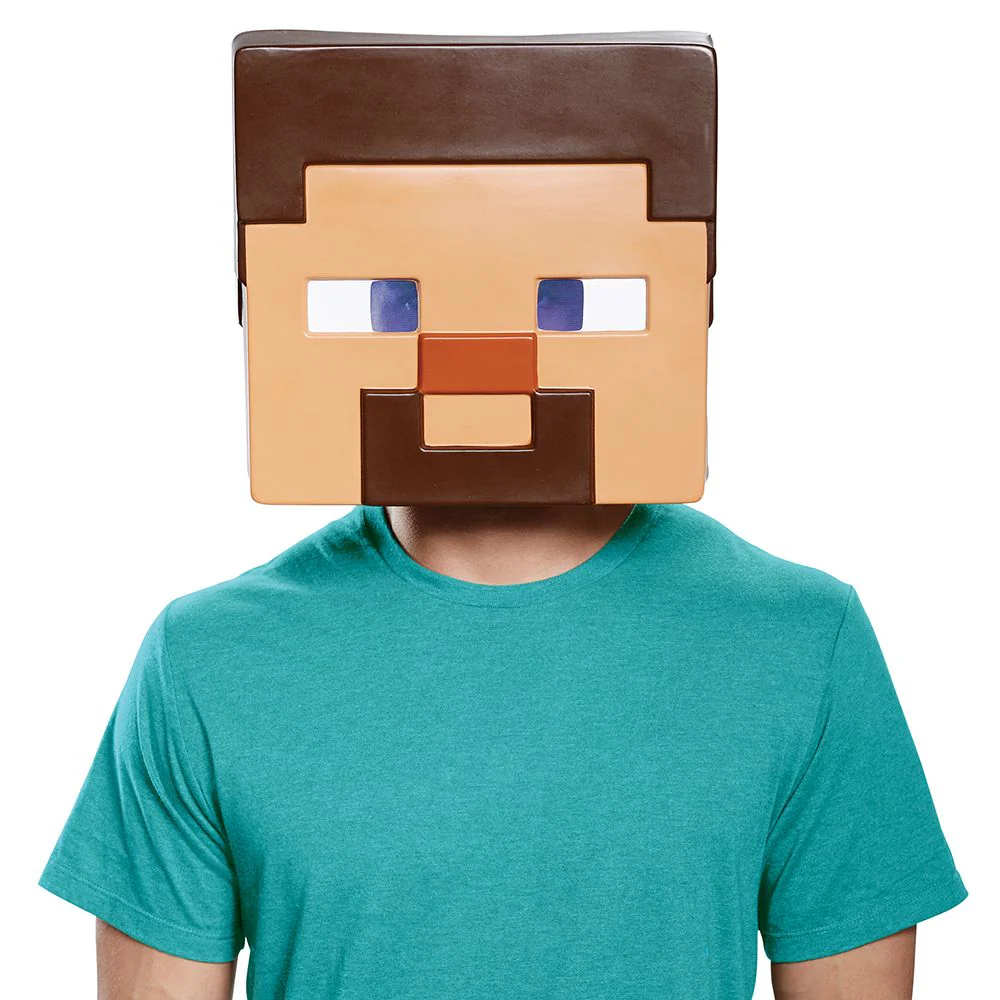 Adults/Teens Minecraft Steve Mask
