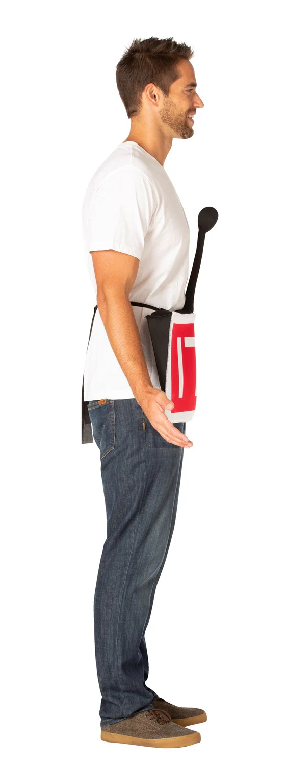 Adults The Price Is Right Red Contestant Row Costume - Image 3