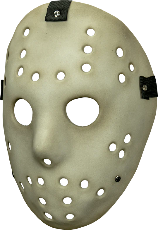 Aged Antique Killer Hockey Goalie Injection Costume Mask - Image 3