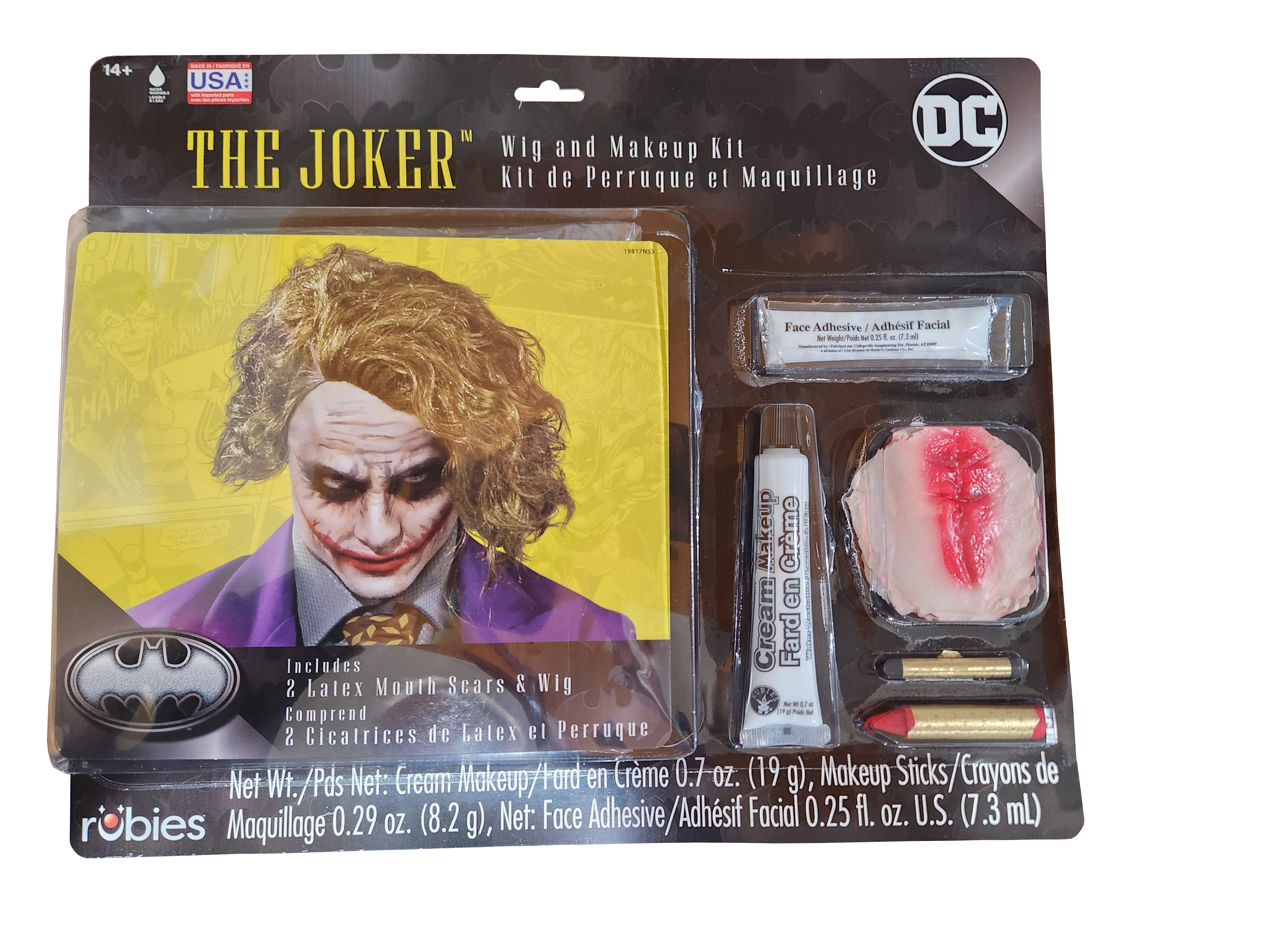 DC Universe Batman Joker Deluxe Makeup Kit and Wig