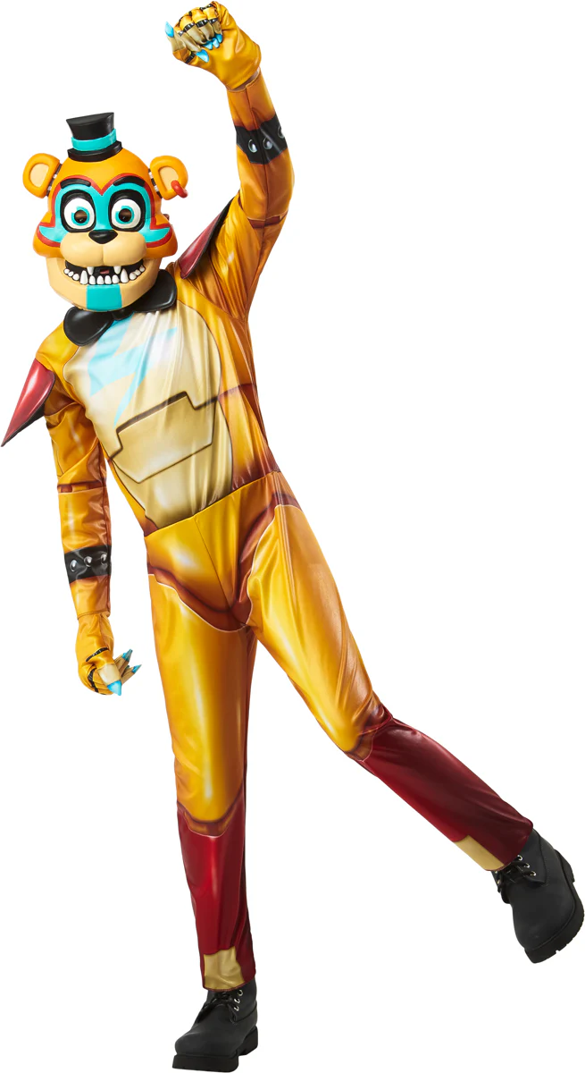 Boys Five Nights at Freddy's Glamrock Freddy Costume - Image 2