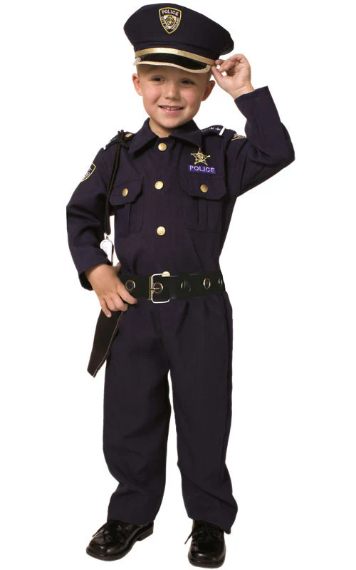 Kids Police Officer Costume