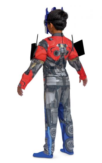 Boys Transformers Optimus Prime Classic Muscle Costume - Image 3