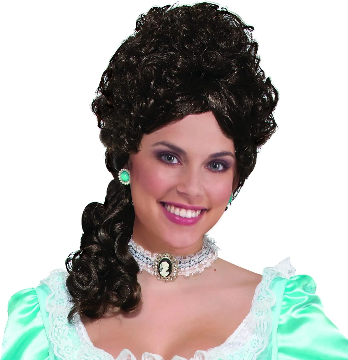 Brown Colonial Lady Wig