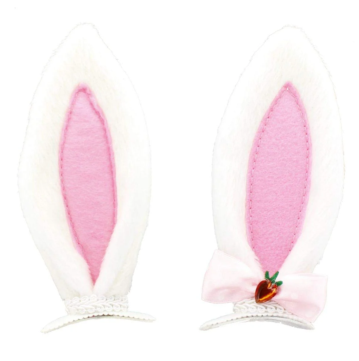 Clip On Bunny Rabbit Ears Costume Accessory