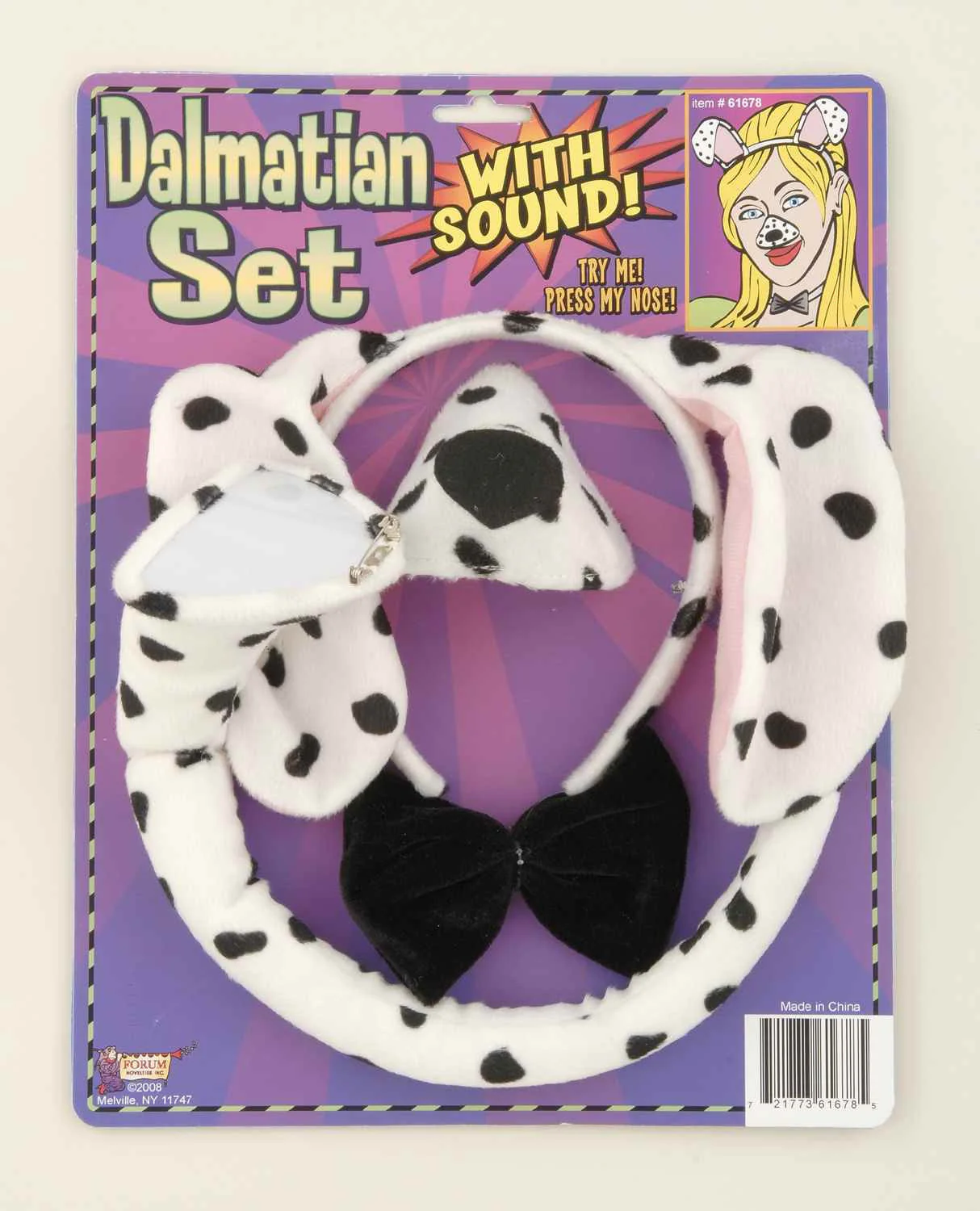 Costume Kits Dalmation Costume Kit w/Sound