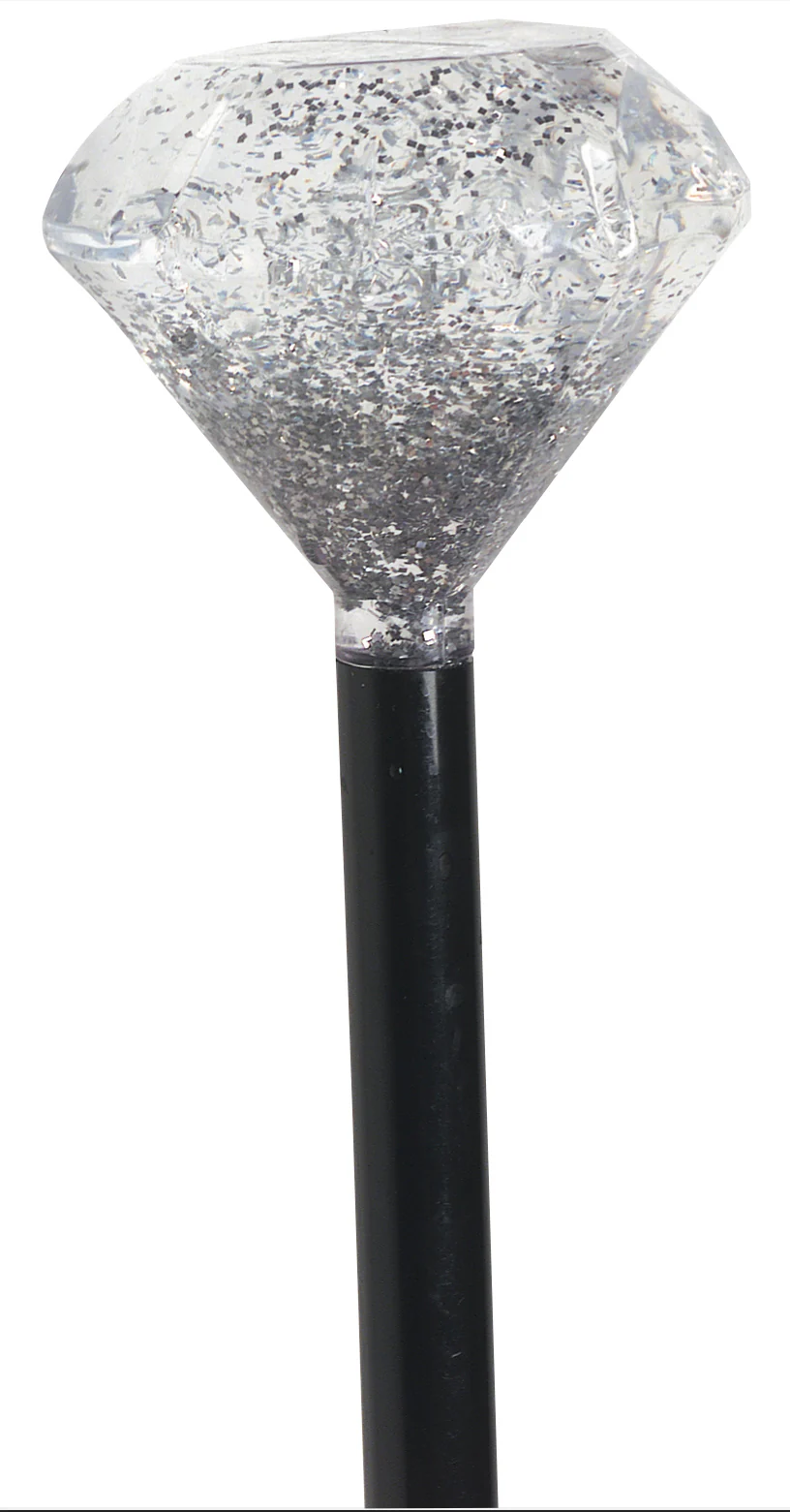 Diamond Headed Pimp Walking Cane Costume Prop Accessory - Image 2