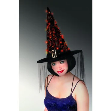 Fiber Optic Web Witch Hat