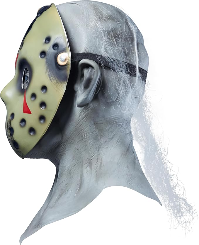 Friday the 13th Jason Voorhees Deluxe Overhead Latex Mask - Image 3