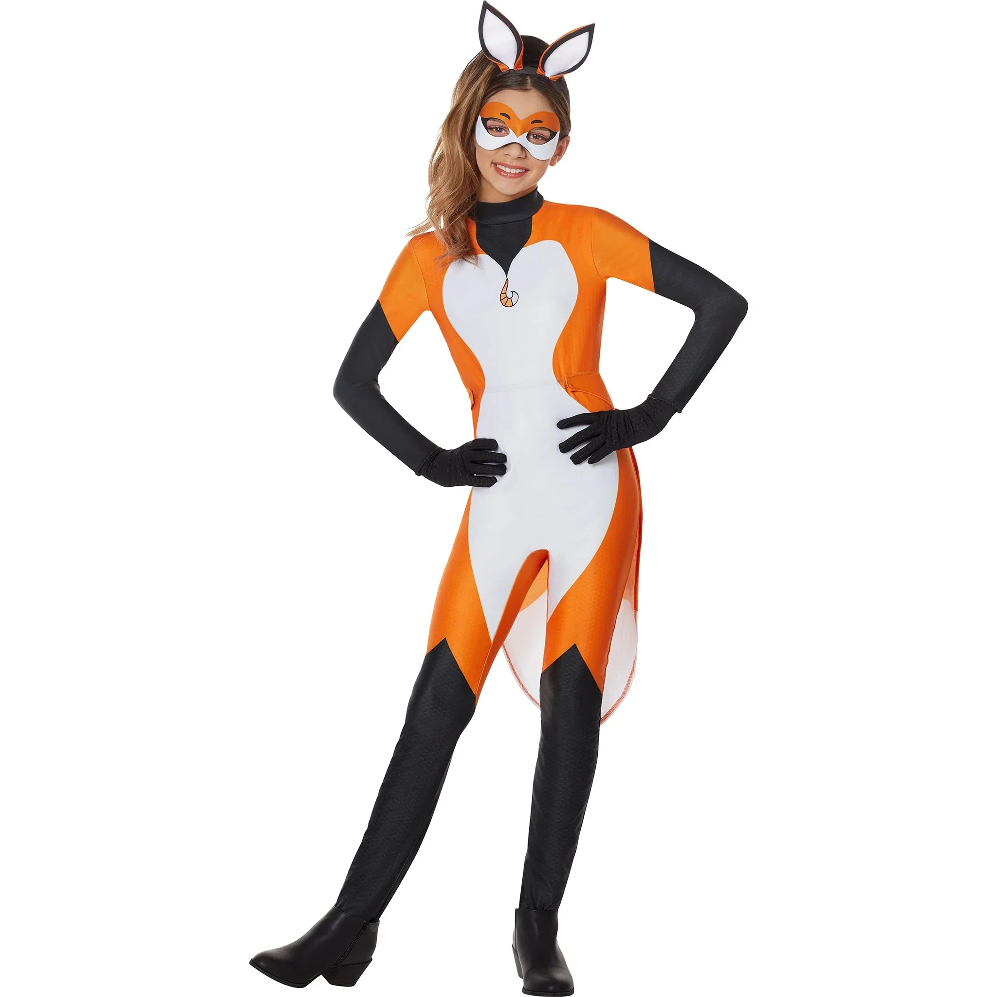 Girls Miraculous Ladybug Rena Rouge Costume - Image 2