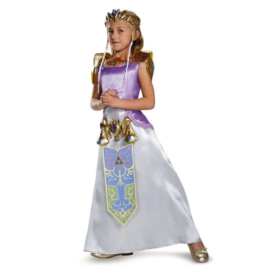 Girls Nintendo The Legend of Zelda Deluxe Zelda Costume - Image 3