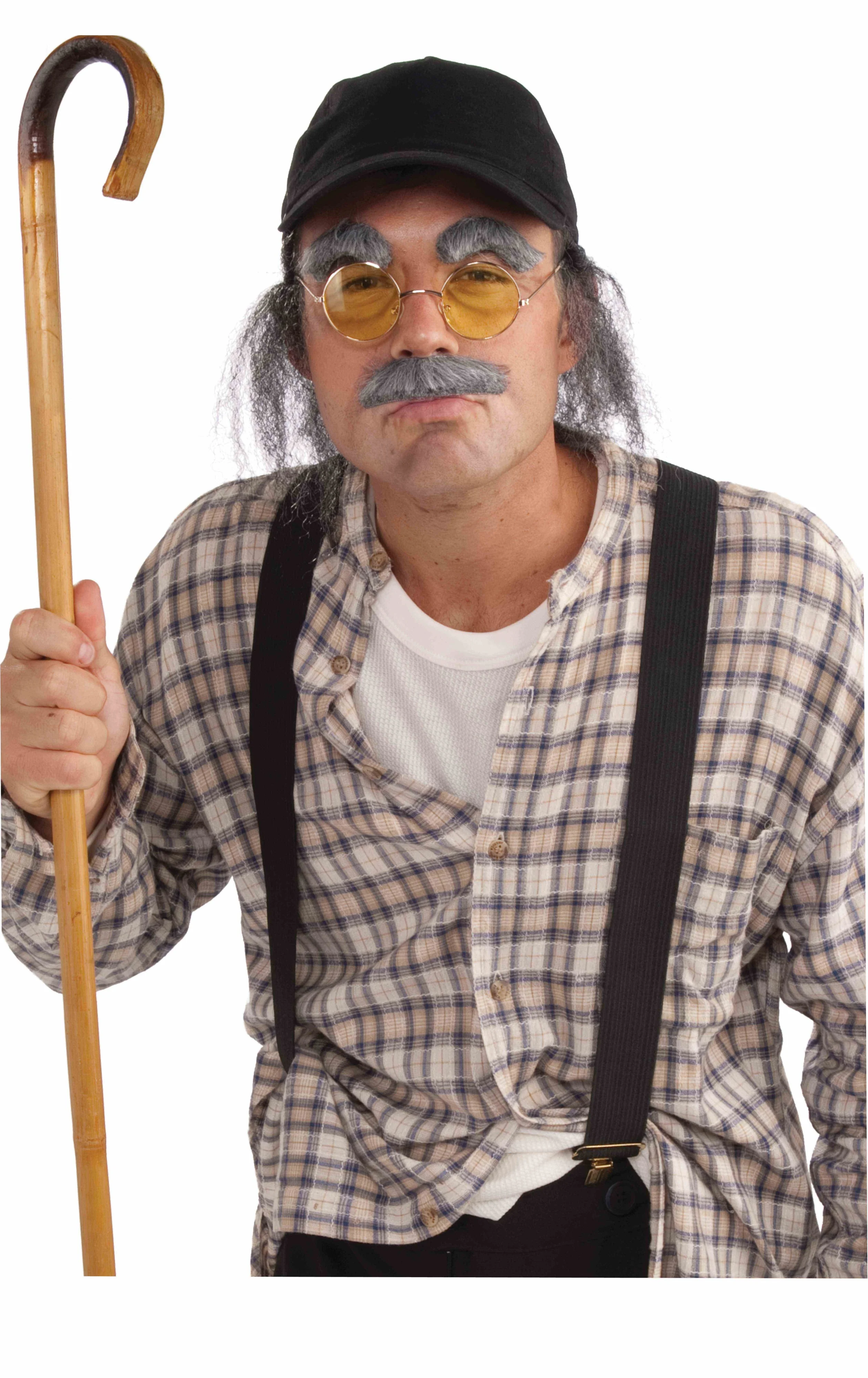 Grumpy Old Man Costume Accessory Kit - Image 2