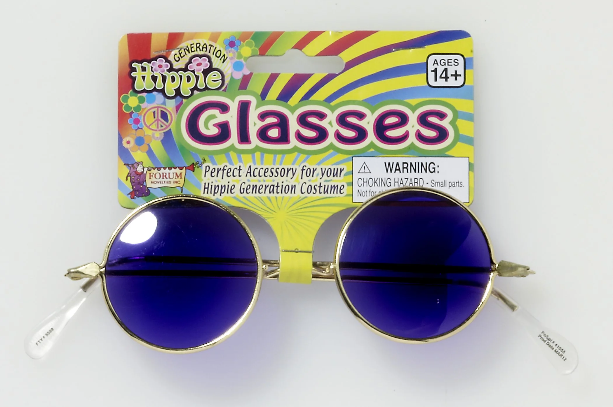 Halloween Costume Hippie Glasses - Image 3