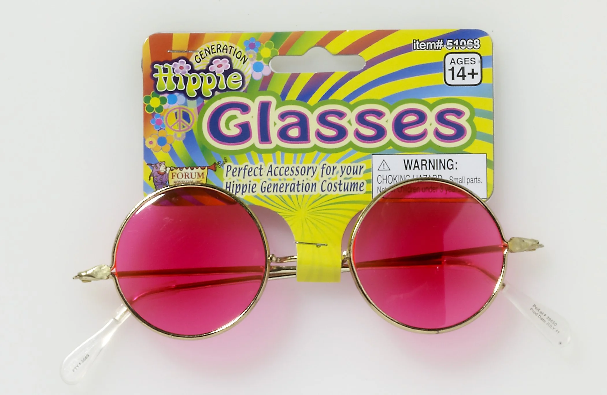 Halloween Costume Hippie Glasses - Image 4