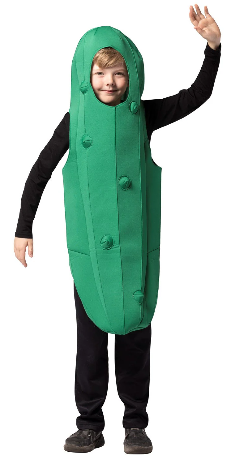 Kids Big Dill Pickle Costume - Image 4