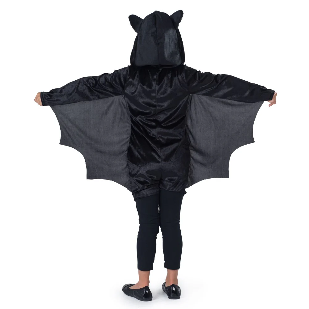 Kids Black Bat Costume - Image 2
