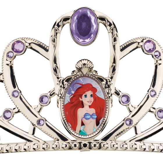 Kids Disney's The Little Mermaid Deluxe Ariel Tiara Costume Accessory - Image 2