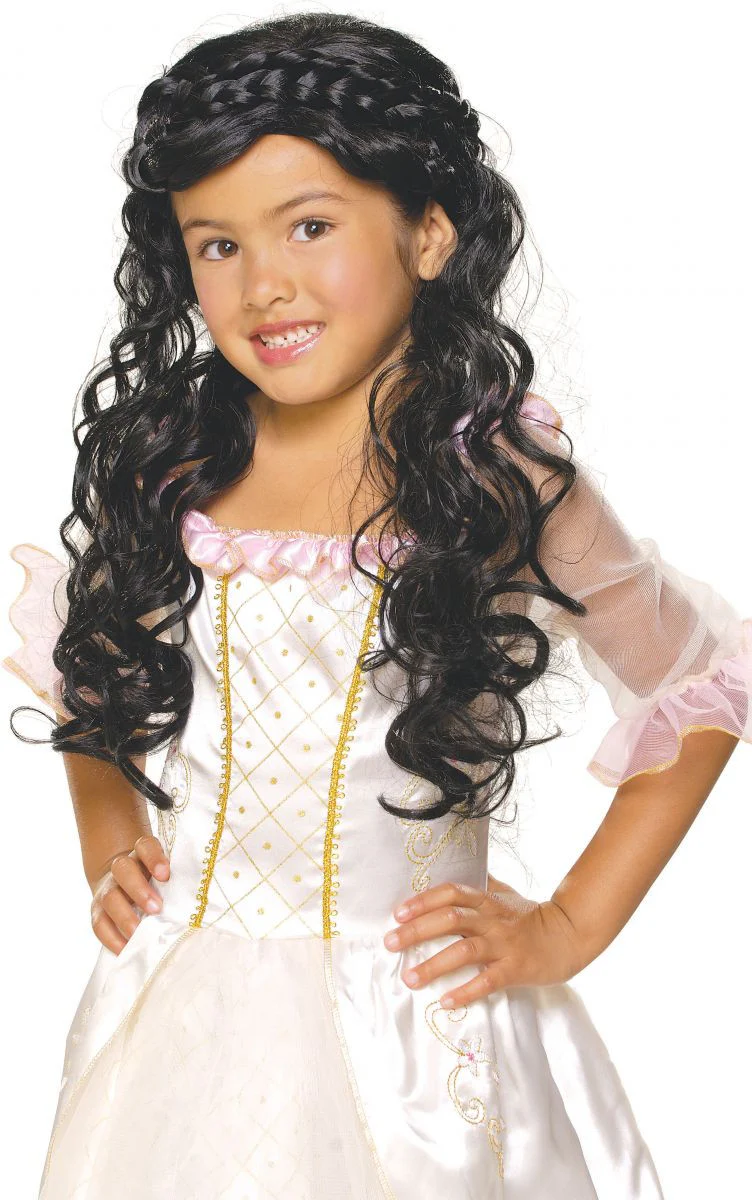 Kids Enchanted Princess Wig - Various Colors - Image 2