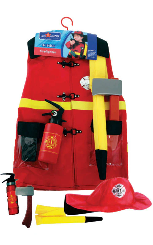 Kids Fire Fighter Dress Up Set