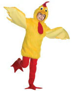 Kids Fuzzy Chicken Costume