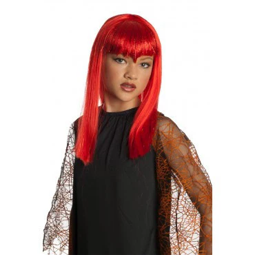 Kids Glitter Vampire Wig - Various Colors - Image 5