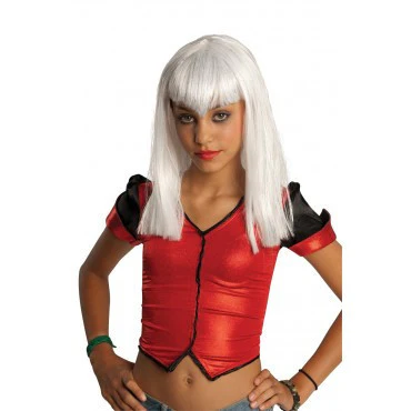 Kids Glitter Vampire Wig - Various Colors - Image 6