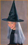 Kids Grey Witch Hat