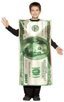 Kids Hundred Dollar Bill Costume