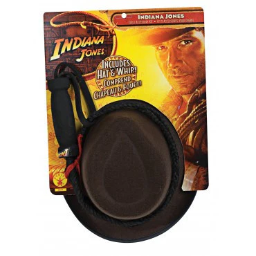 Kids Indiana Jones Hat & Whip Set