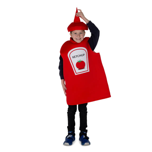 Kids Ketchup Bottle Costume - Image 2