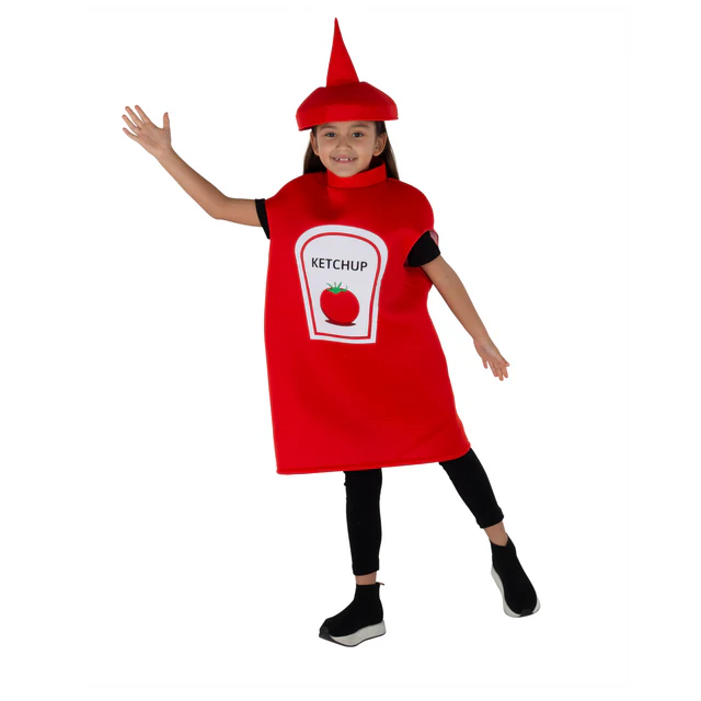 Kids Ketchup Bottle Costume - Image 4
