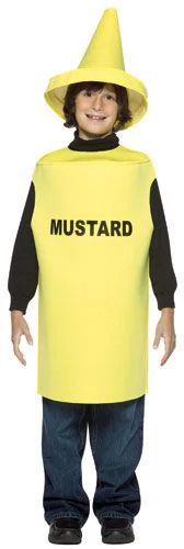 Kids Mustard Bottle Costume
