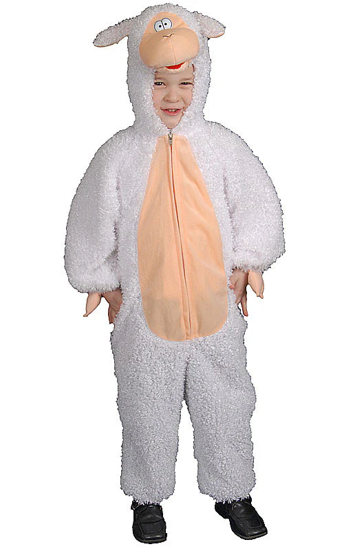 Kids Plush Lamb Costume