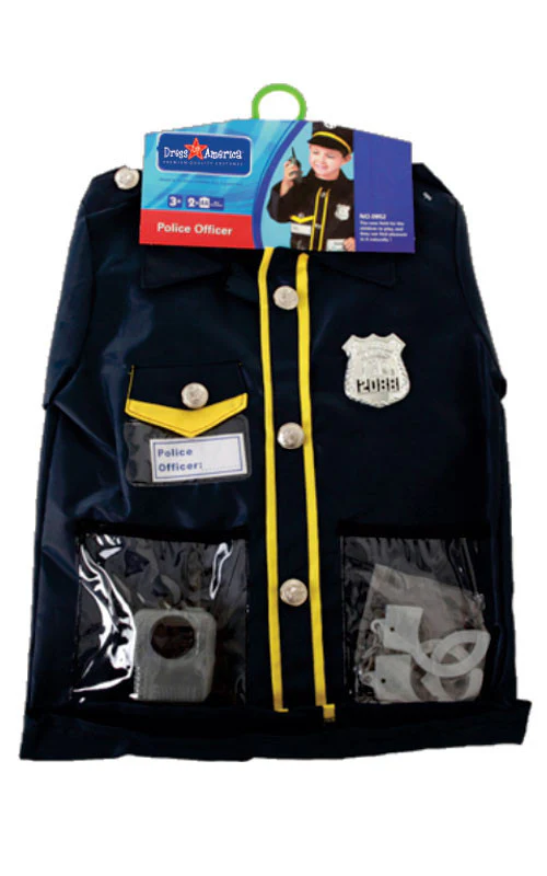 Kids Police Officer Dress Up Set