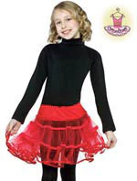 Kids Red Crinoline