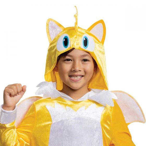 Kids Sonic the Hedgehog Hooded Tails Costume - Image 5