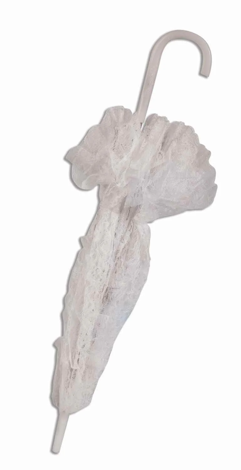 Lace Umbrella-White