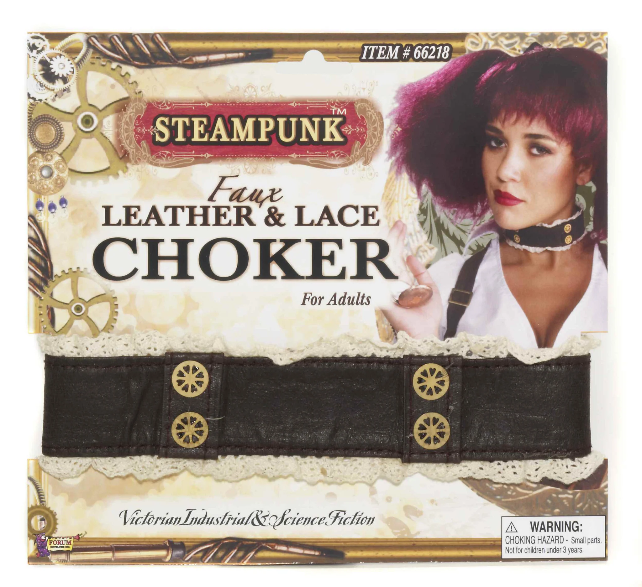 Leather and Lace Steam Punk Choker