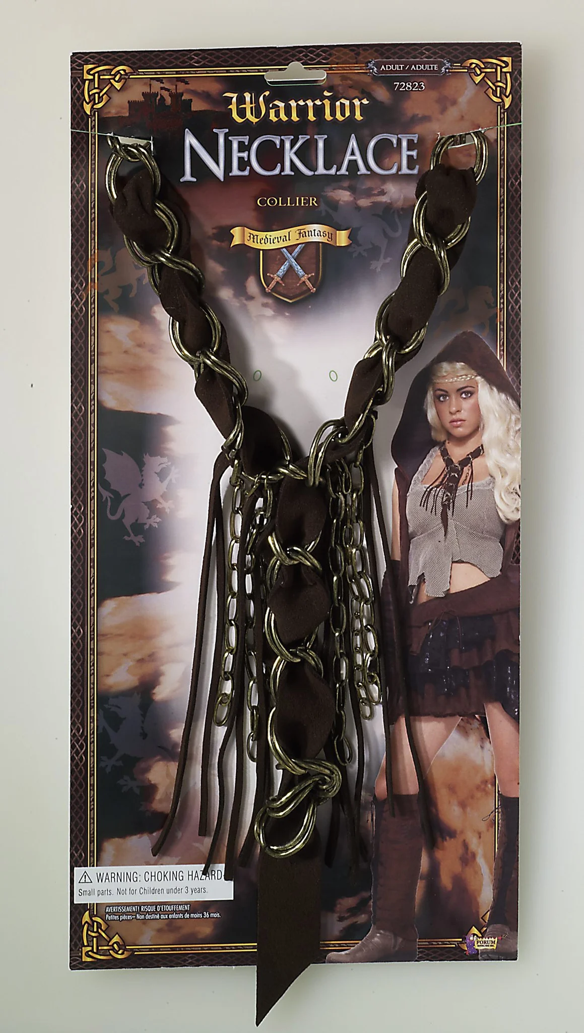 Leather/Chain Warrior Necklace