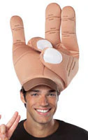 Lewd Shocker Hand Gesture Hat