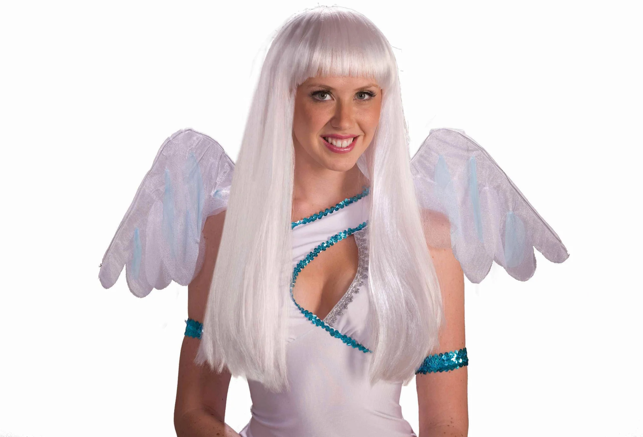 Long Platinum Blonde Wig