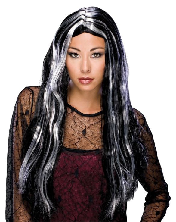 Long Witch or Vampira Wig - Various Colors - Image 4