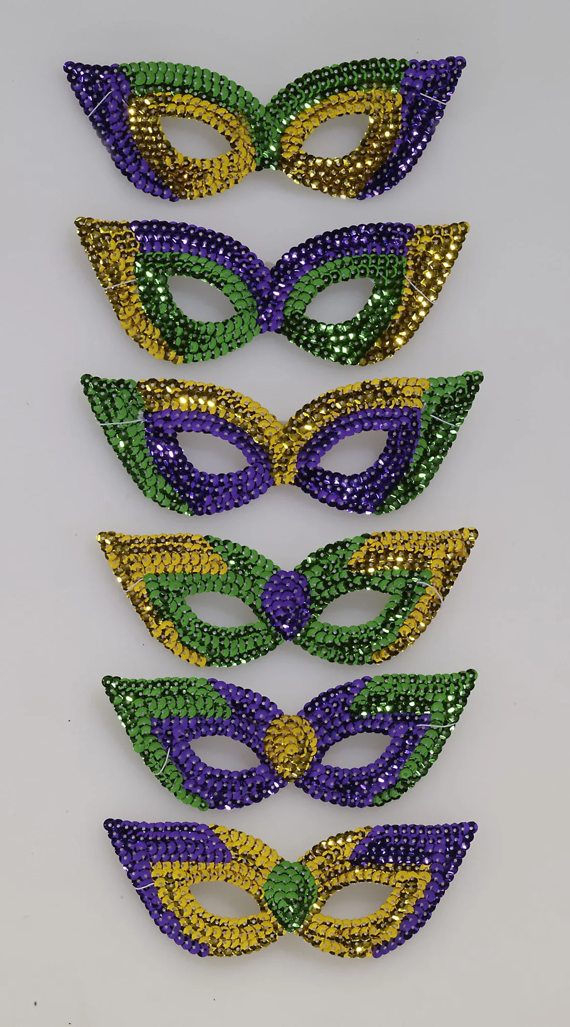 M/G Sequin Eyemasks-6/Pkg