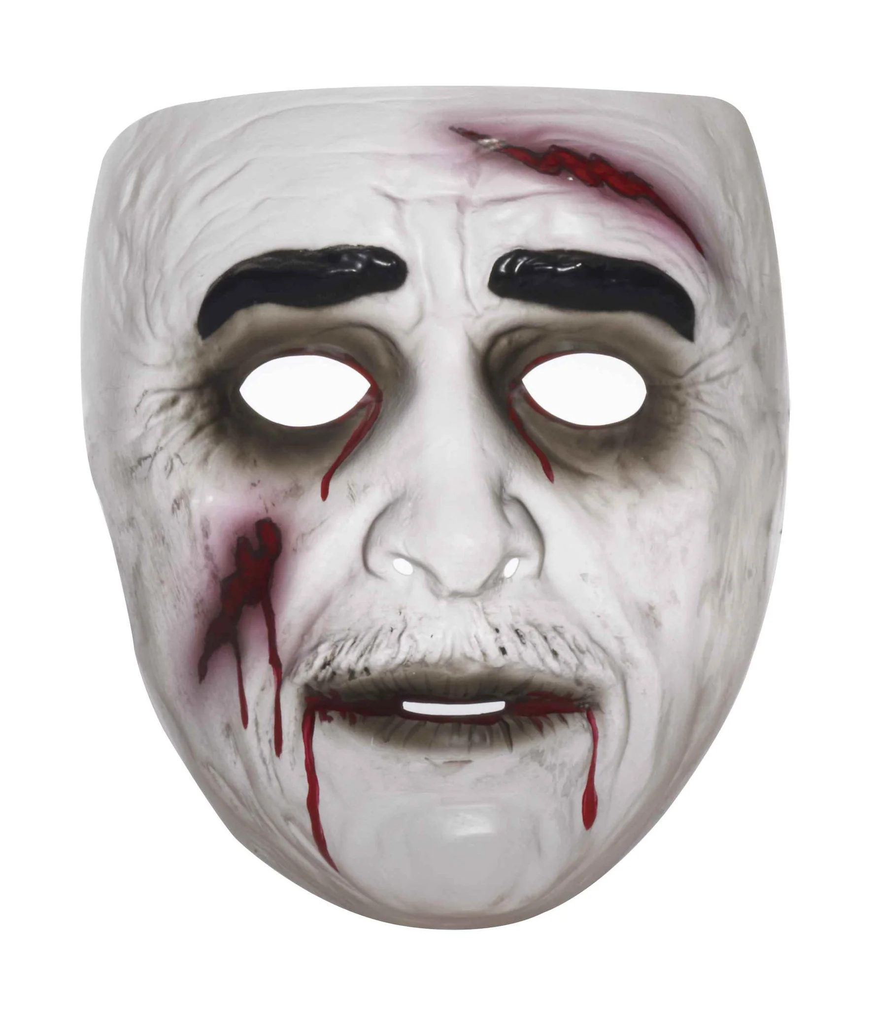 Male Zombie Transparent Mask