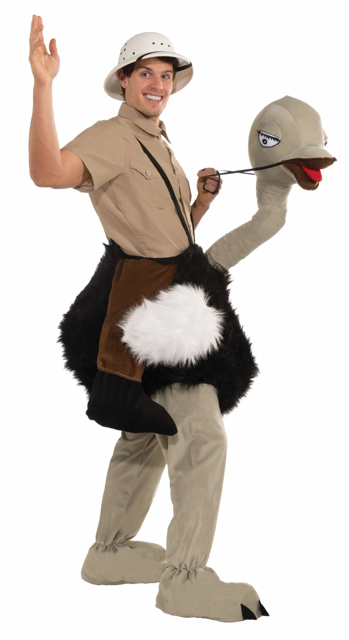 Mascot - Riding An Ostrich